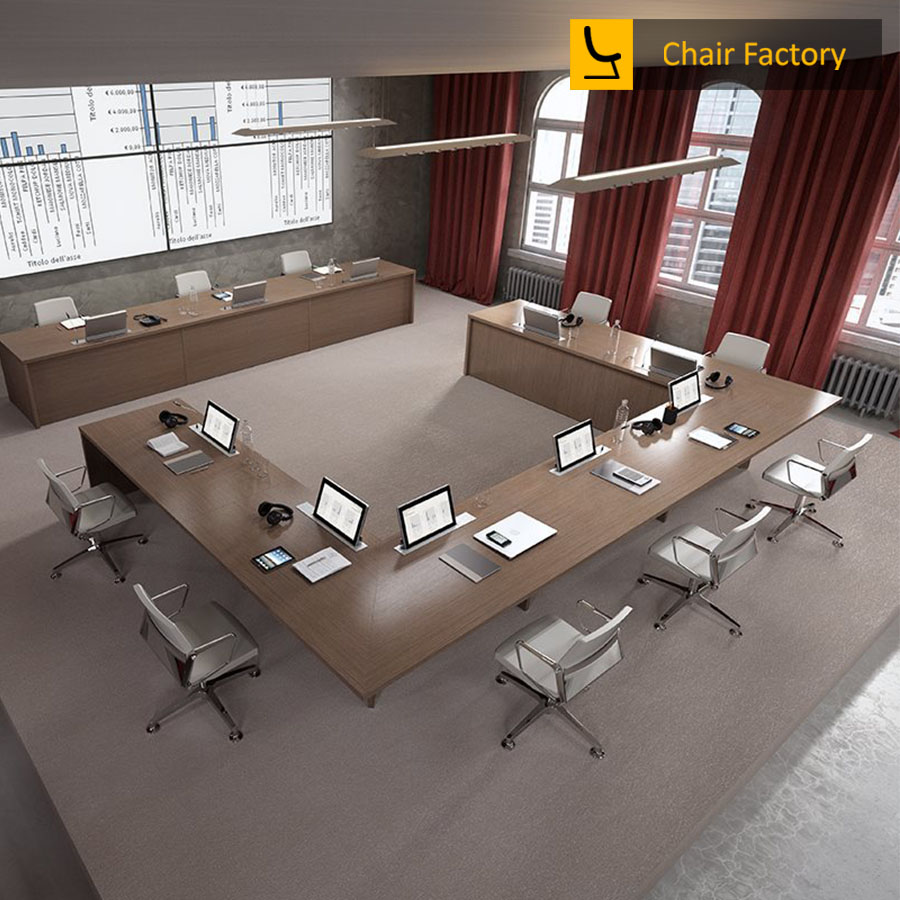 U Shape 7 Seater Conference Table